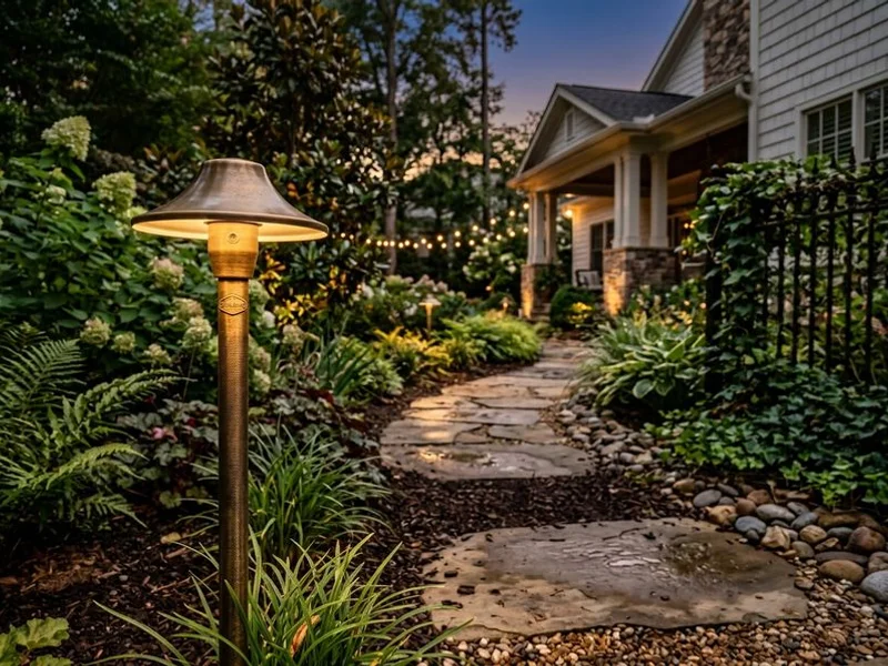 Landscape Lighting project example